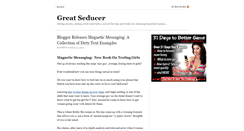 Desktop Screenshot of greatseducer.com