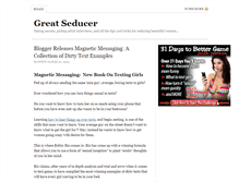 Tablet Screenshot of greatseducer.com